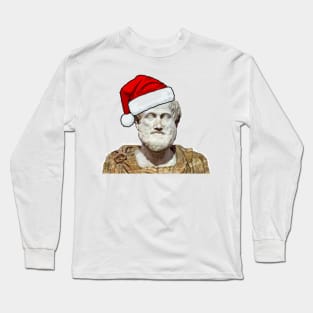 Aristotle Santa Long Sleeve T-Shirt